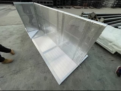 भीड़ बाधाएं एल्यूमीनियम भीड़ नियंत्रण मोजो कंक्रीट मंच संगीत बाधा