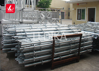 Customized Galvanized Metal Scaffolding For High Rise Layher Truss