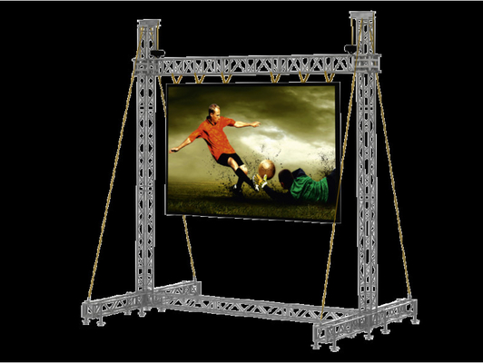 Sturdy Goal Post Truss: Kit With Lightweight Design Steel Base Easy Bolt Connection